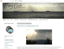 Tablet Screenshot of campingculebra.com